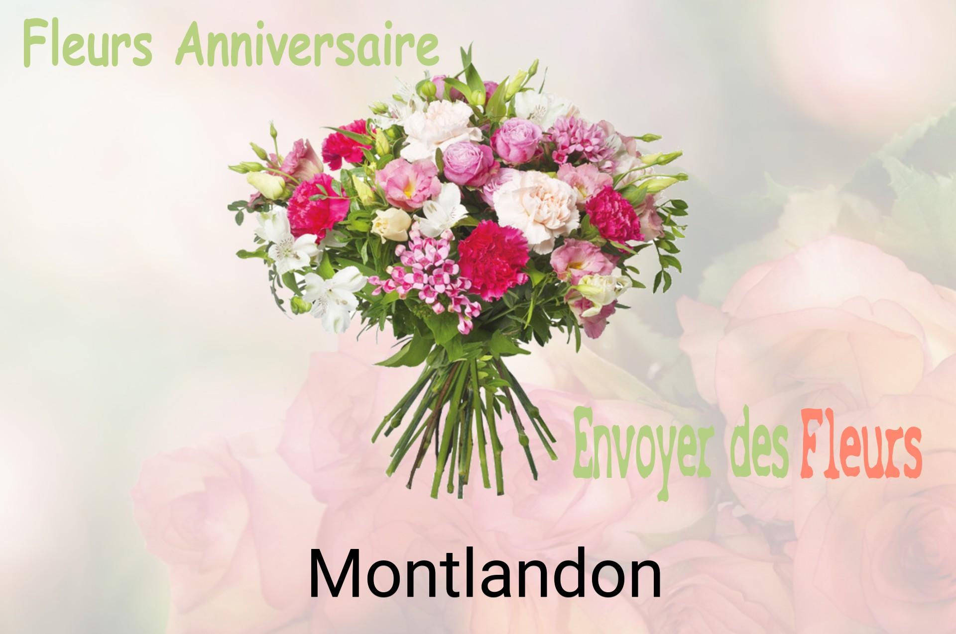 Bouquet de fleurs d’anniversaire livré à Montlandon